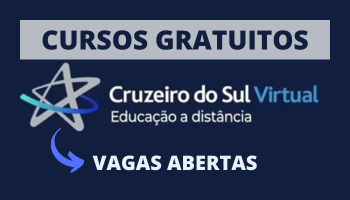 CURSO GRATUITO CRUZEIRO DO SUL CURSO LIVRE CURSO TECNICO CURSO EAD